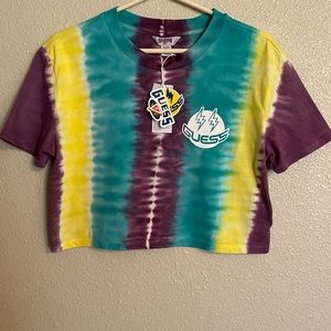 GUESS X J BALVIN TIE DYE CROP TOP 2020